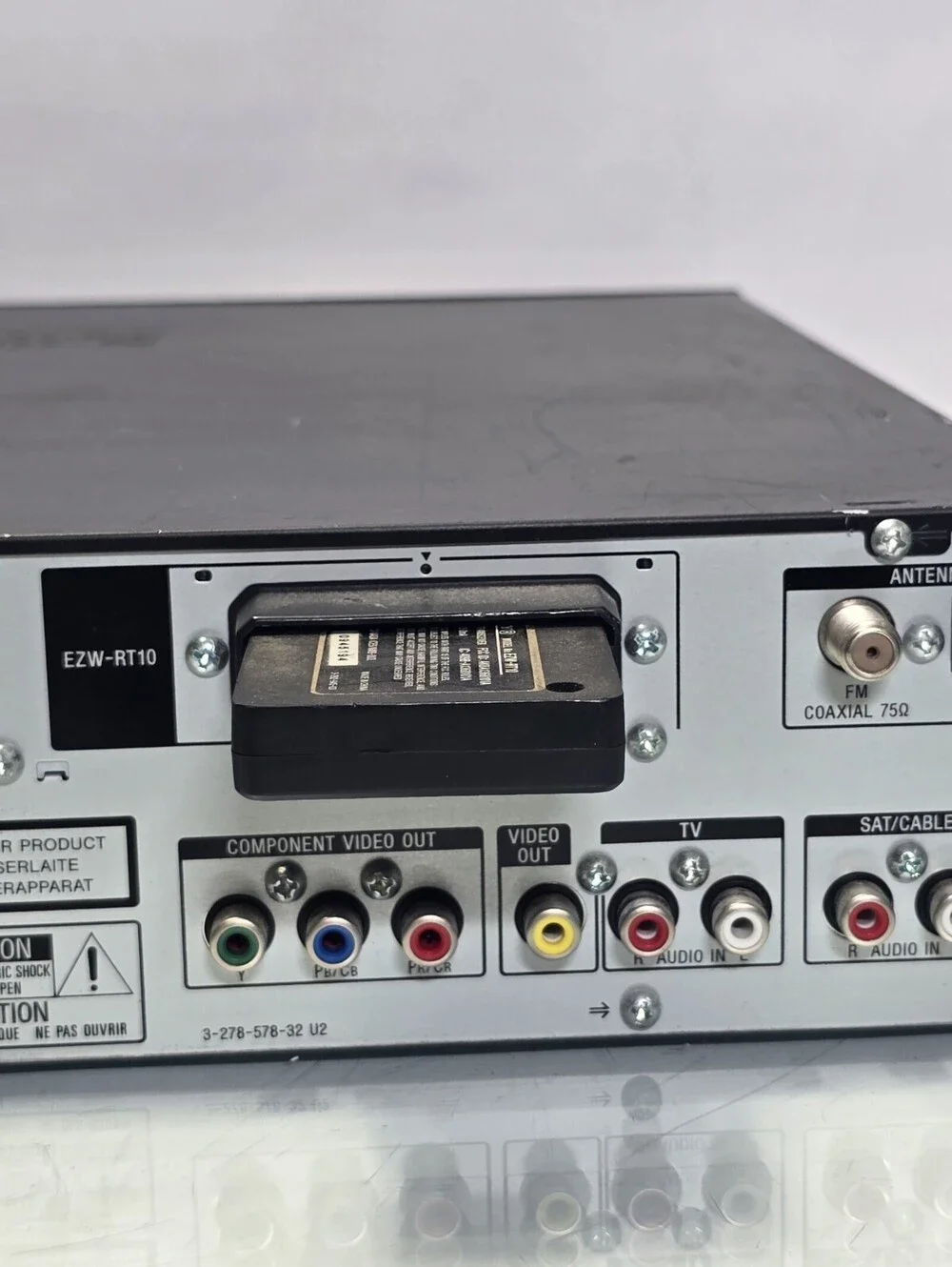 Sony DAV-HDX576WF 5-Disc DVD Home Theater Receiver S-AIR EZW-RT10 HDMI Tested